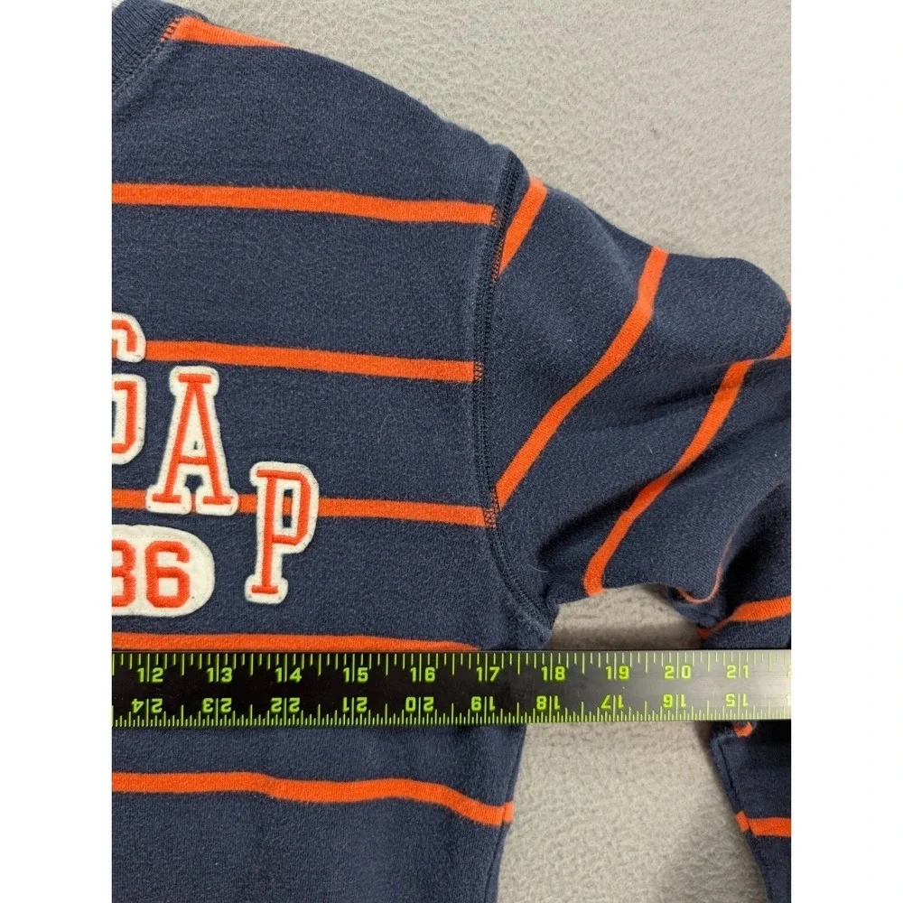 Y2K Gap Sweater Kids Boys Size XL (12) Long Sleeve Striped Pullover Crewneck 80s